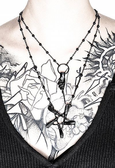 Μενταγιόν Witch Broom Pentagram